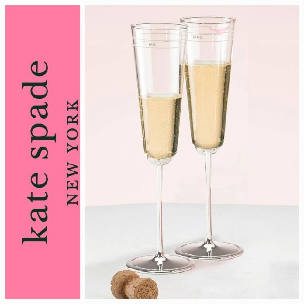 Kate Spade Darling Point Flute Pair